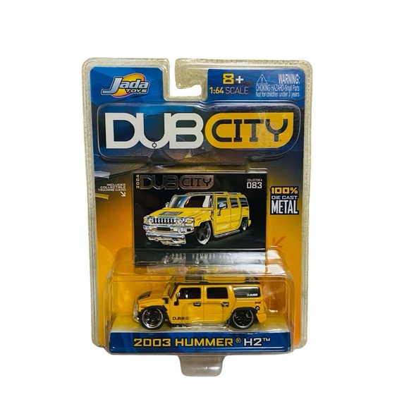 Jada Dub City 2003 Hummer H2 Yellow 1:64 - Picture 4 of 8